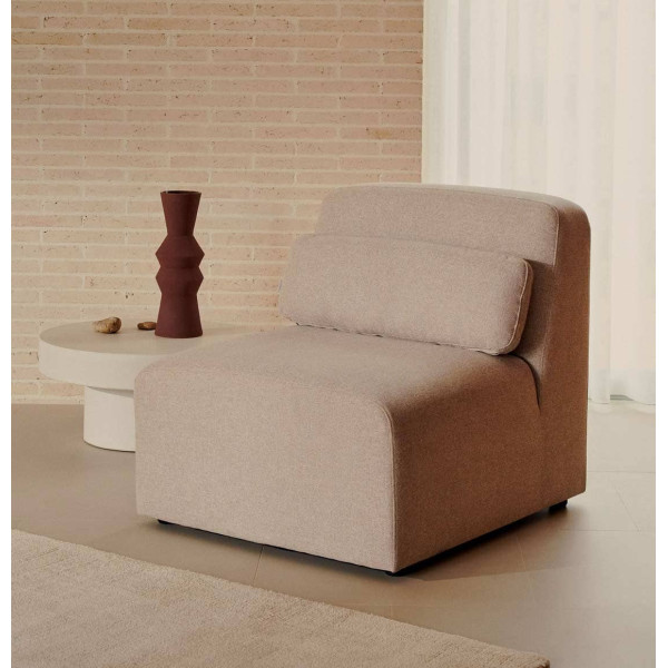 Крісло модульне La Forma NEOM S826MD1PAU12 Бежевий-0