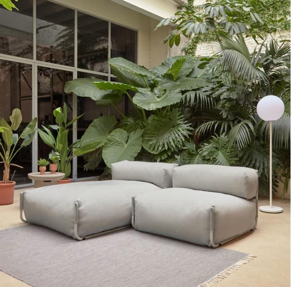 Крісло-пуф La Forma SQUARE S803_10_RS03 Сірий-1