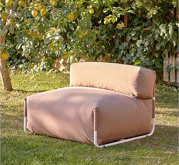 Крісло-пуф La Forma SQUARE S803_10_RS34 Теракотовий-0