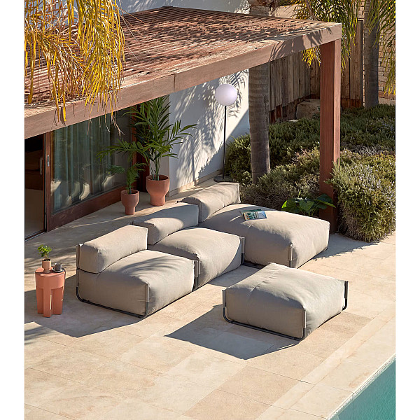 Кресло-пуф La Forma SQUARE S803_11_RS06 Коричневый Кресло-пуф La Forma SQUARE S803_11_RS06 Коричневый-1