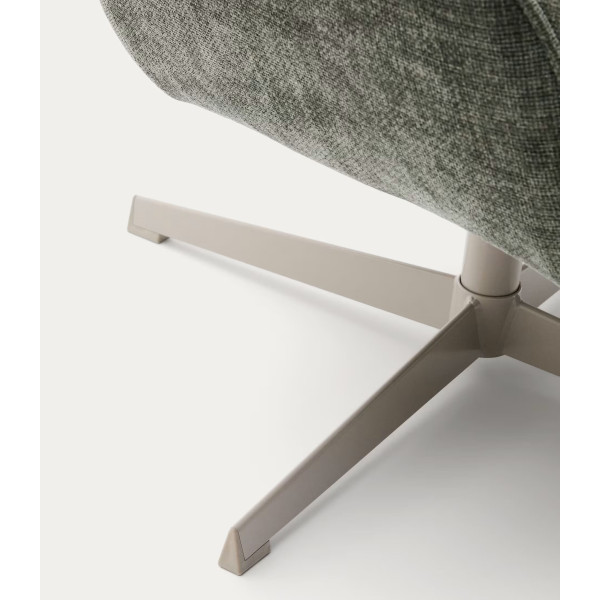 Кресло поворотное La Forma Teryl S0900093JO19 Зеленый ткань синель-9