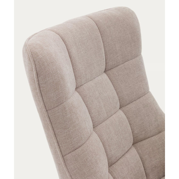 Кресло поворотное La Forma Teryl S0900093JO12 Бежевый ткань синель-6