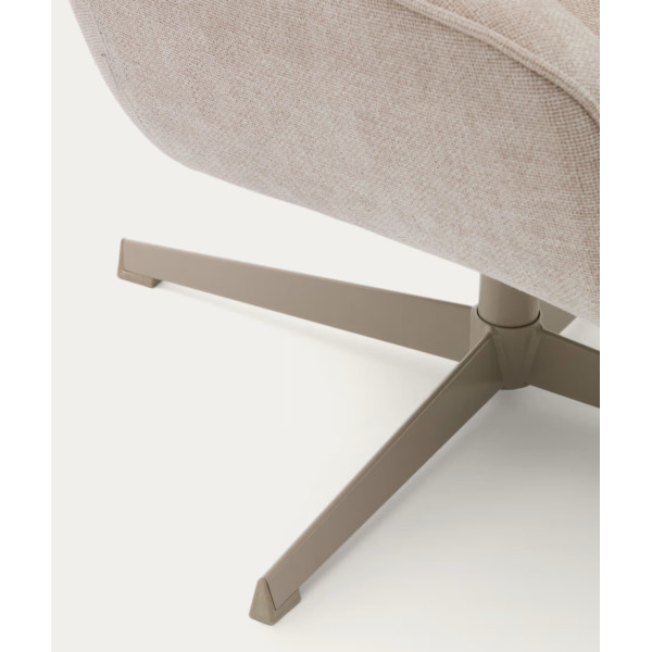 Кресло поворотное La Forma Teryl S0900093JO12 Бежевый ткань синель-7