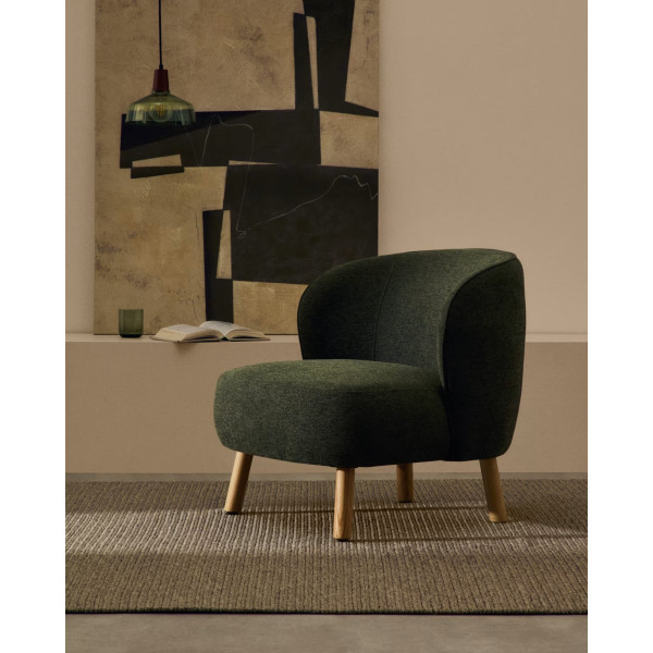 Кресло La Forma Ulit S84082BC19 Зеленый-1