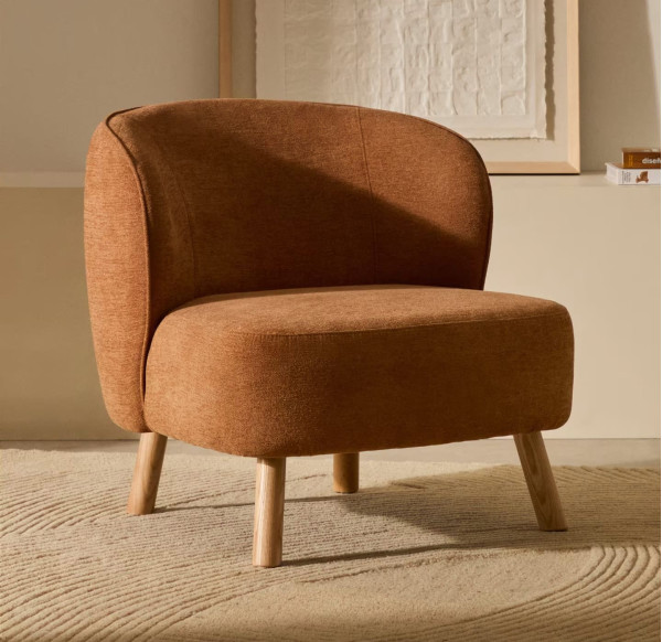 Крісло La Forma Ulit S84082BC59 Теракотовий-0