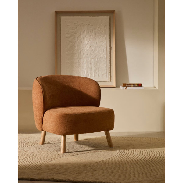 Крісло La Forma Ulit S84082BC59 Теракотовий-1