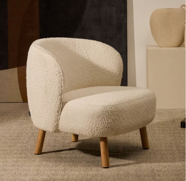 Кресло La Forma Ulit S84082FA05 Бежевый-0