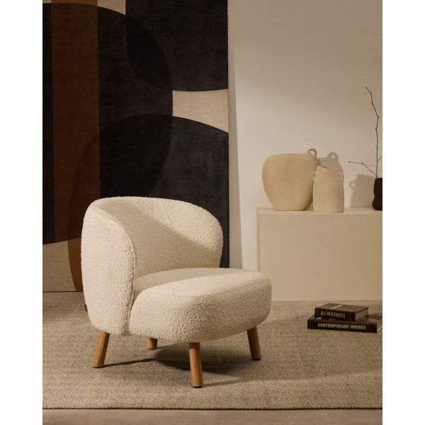 Кресло La Forma Ulit S84082FA05 Бежевый-1