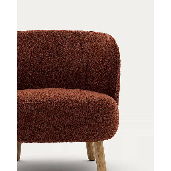 Кресло La Forma Ulit S84082FA10 Терракотовый-7