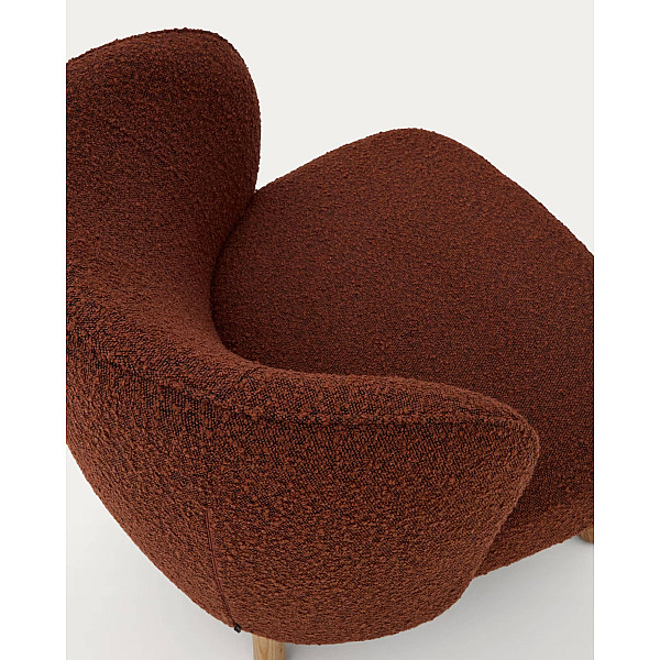 Кресло La Forma Ulit S84082FA10 Терракотовый-9
