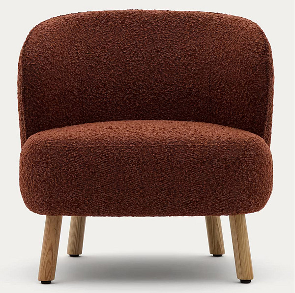 Кресло La Forma Ulit S84082FA10 Терракотовый-4