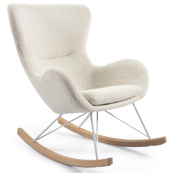 Кресло-качалка La Forma VALSA YG0180J33 Белый букле-4
