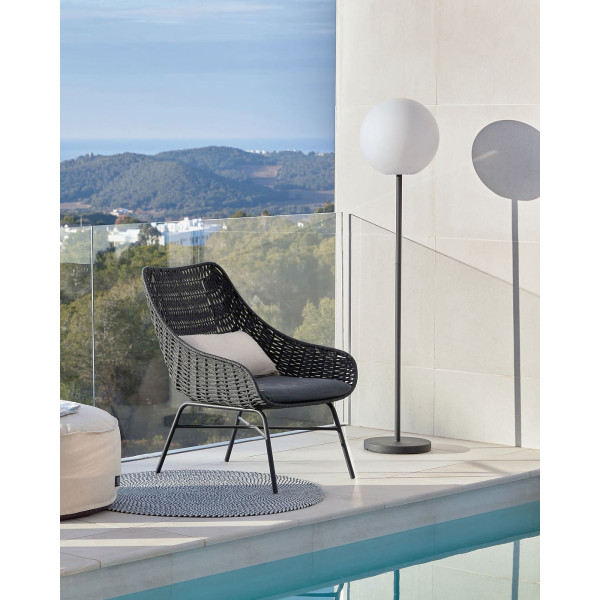 Крісло La Forma ABELI CC5223J01 Чорний-2