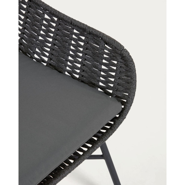 Крісло La Forma ABELI CC5223J01 Чорний-8