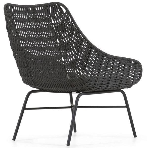 Крісло La Forma ABELI CC5223J01 Чорний-6