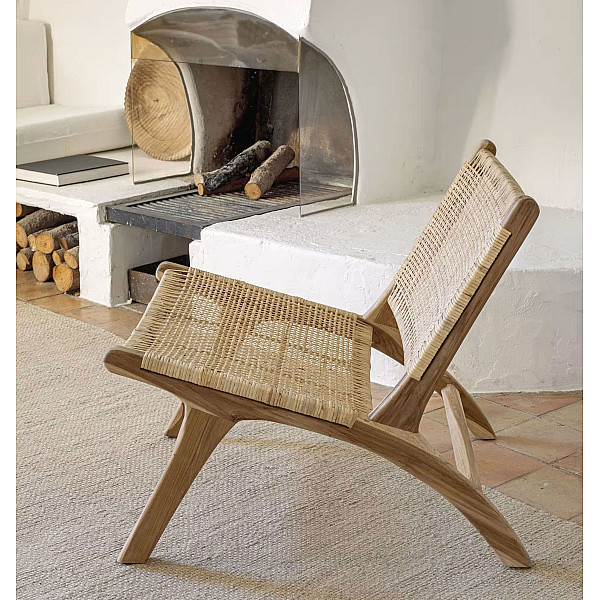 Кресло из ротанга La Forma Beida CC2138M47-0