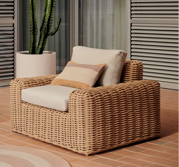 Крісло La Forma PORTLLIGAT J1700030JJ14 Бежевий-0