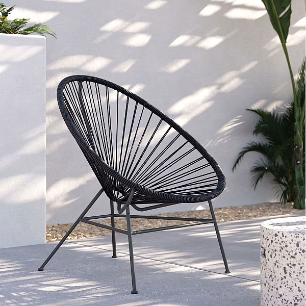 Крісло La Forma Samantha Чорне CC1216J01-0