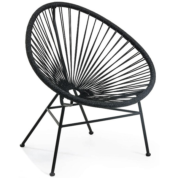 Крісло La Forma Samantha Чорне CC1216J01-2