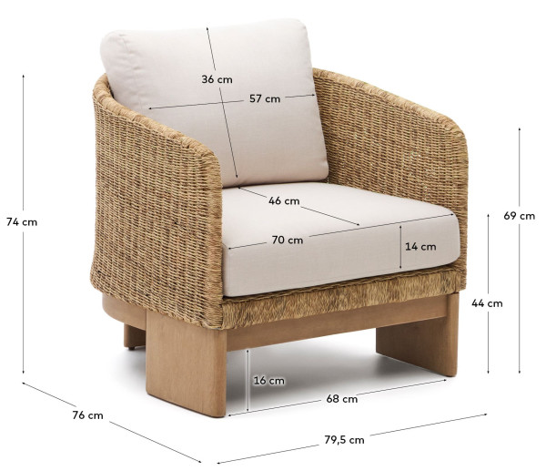 Крісло La Forma Xoriguer J1700050FF12-10