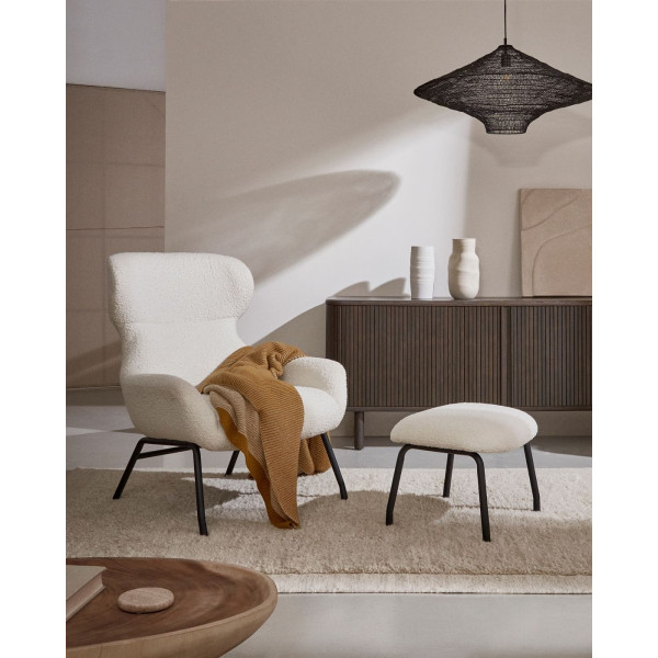 Кресло La Forma BELINA S0900041J33 Белый букле-1