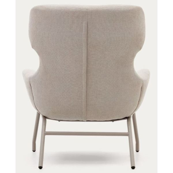 Крісло з підставкою для ніг La Forma BELINA S0900030BF12 Бежевий тканина синель-6