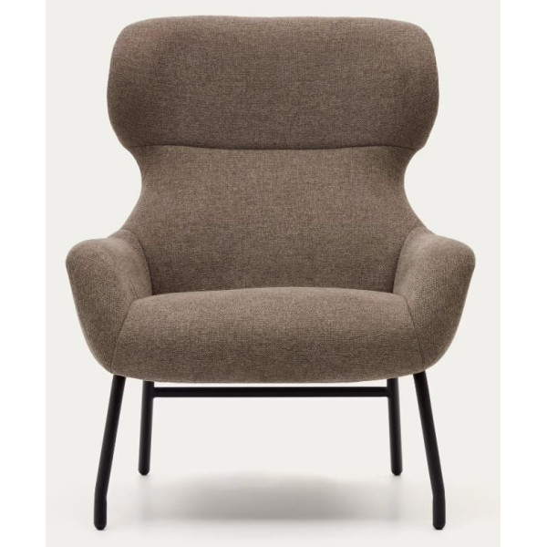 Кресло с подставкой для ног La Forma BELINA S0900003BF11 Светло-коричневый ткань синель-6