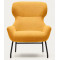 Кресло с подставкой для ног La Forma BELINA S0900027J81 Желтый букле-3-thumb