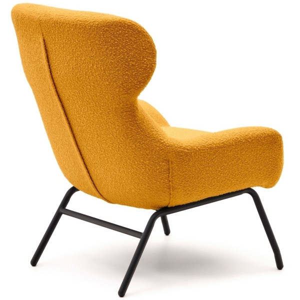 Кресло La Forma BELINA S0900042J81 Желтый букле-3