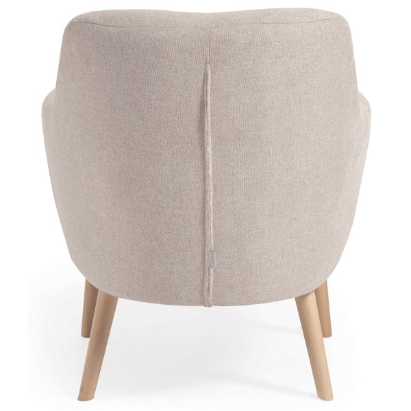 Крісло La Forma CANDELA S808_10_SO12 Бежева тканина синель-6