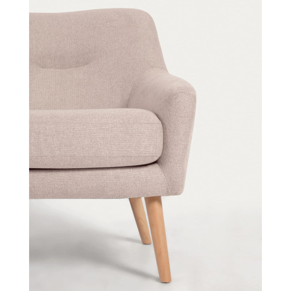 Крісло La Forma CANDELA S808_10_SO12 Бежева тканина синель-7