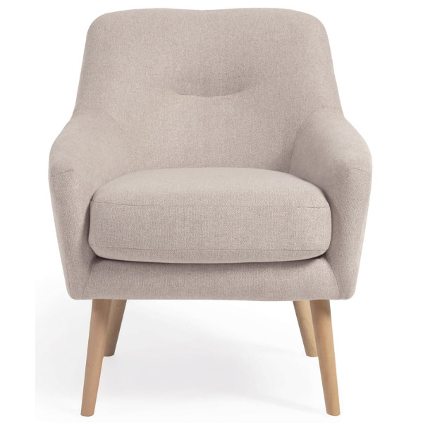 Крісло La Forma CANDELA S808_10_SO12 Бежева тканина синель-3