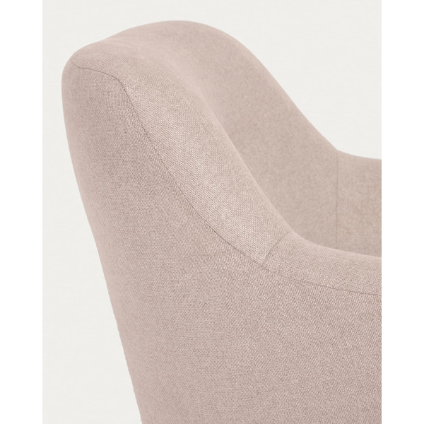 Крісло La Forma CANDELA S808_10_SO12 Бежева тканина синель-8