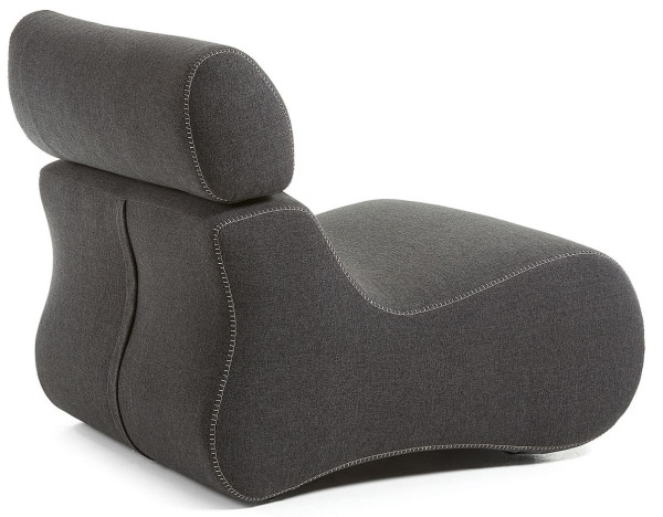 Крісло La Forma CLUB Чорний S442VA02-7