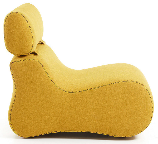 Крісло La Forma CLUB Жовте S442VA81-3