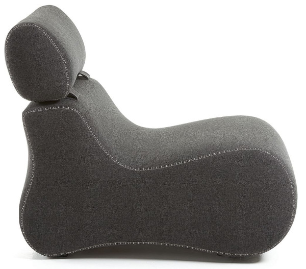 Крісло La Forma CLUB Чорний S442VA02-5