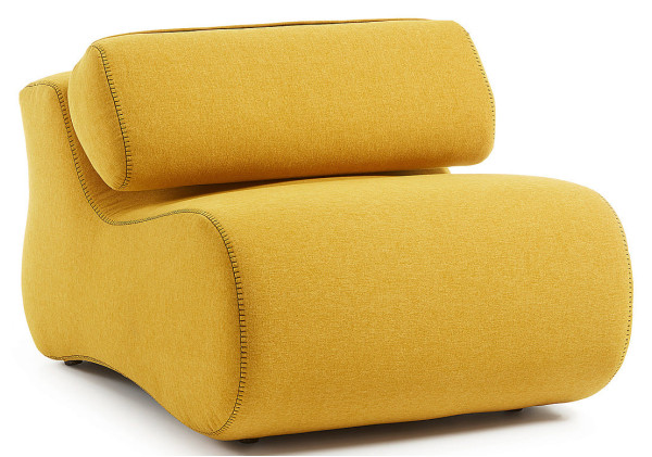 Крісло La Forma CLUB Жовте S442VA81-1