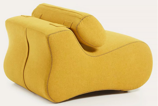 Крісло La Forma CLUB Жовте S442VA81-4