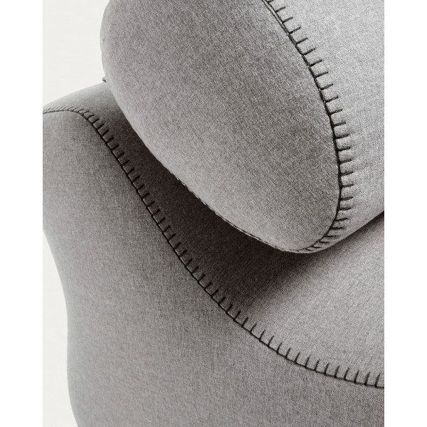 Крісло La Forma CLUB Сіре S442VA03-6