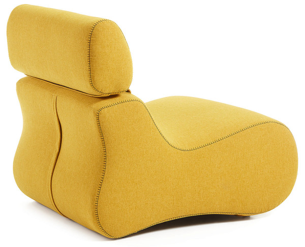Крісло La Forma CLUB Жовте S442VA81-5