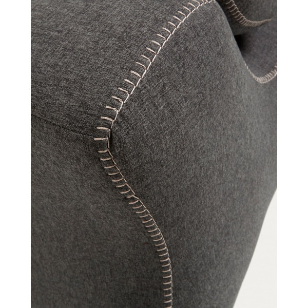 Крісло La Forma CLUB Чорний S442VA02-8