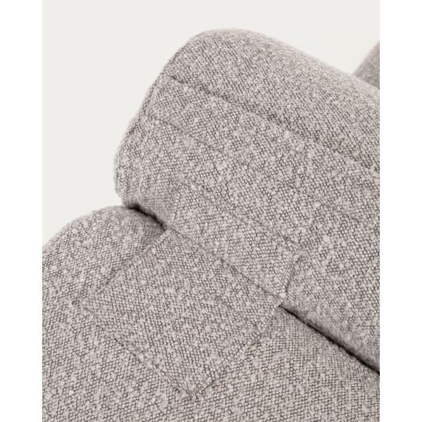 Кресло La Forma Club S442J14 Светло-серый букле-10