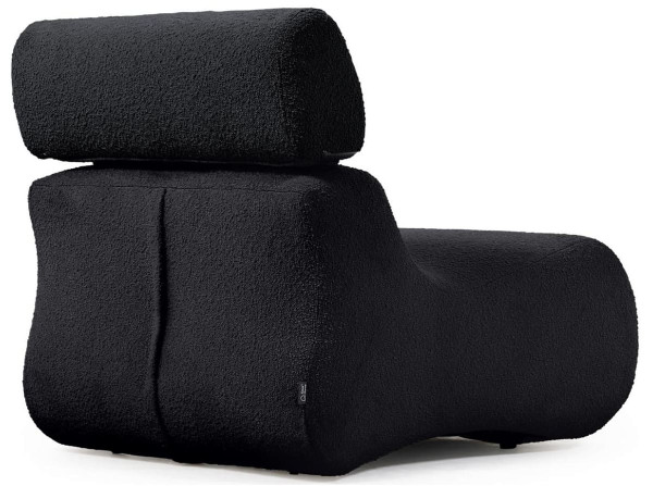 Крісло La Forma Club S442J01 Чорний букле-6