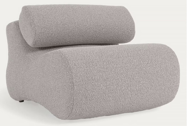 Кресло La Forma Club S442J14 Светло-серый букле-7