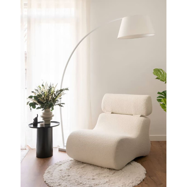 Крісло La Forma Club S442J33 Білий букле-1