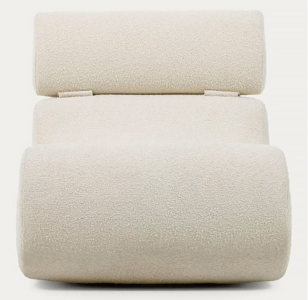 Крісло La Forma Club S442J33 Білий букле-5