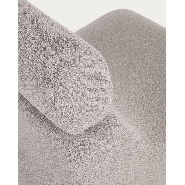 Кресло La Forma Club S442J14 Светло-серый букле-9