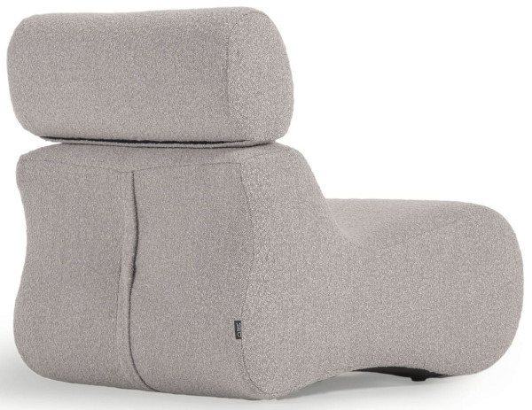 Кресло La Forma Club S442J14 Светло-серый букле-5