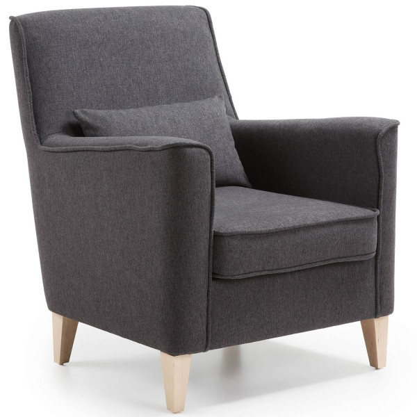 Кресло La Forma FYNA S418VA02 Темно-серое-0