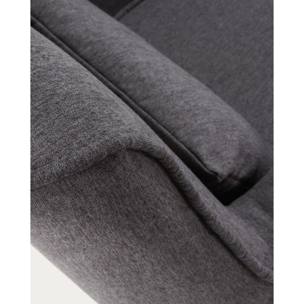 Кресло La Forma FYNA S418VA02 Темно-серое-5